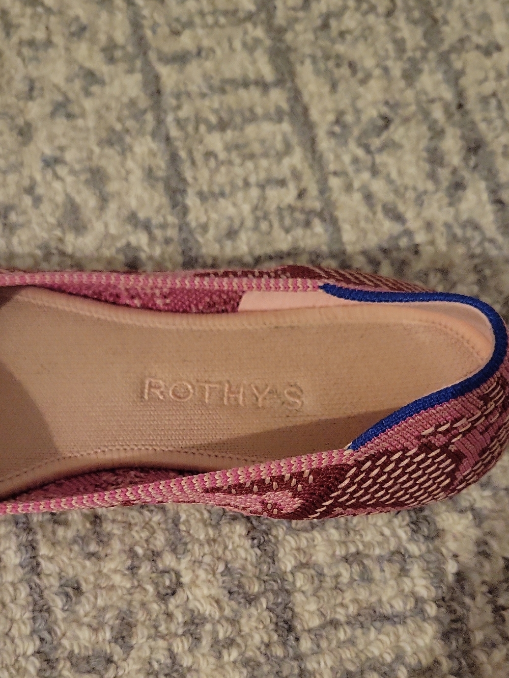 Rothy's Flats In Pink Bouquet Size 8 - Picture 3 of 4